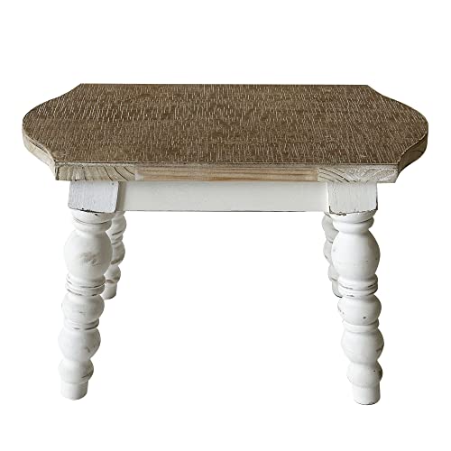 Dwellington Wooden Stool for Bathroom, Bedroom, Kitchen