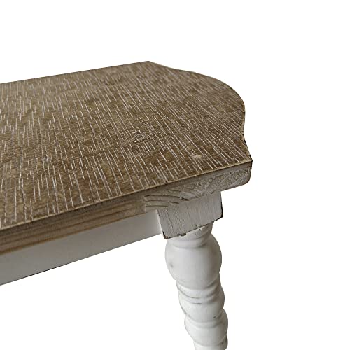 Dwellington Wooden Stool for Bathroom, Bedroom, Kitchen