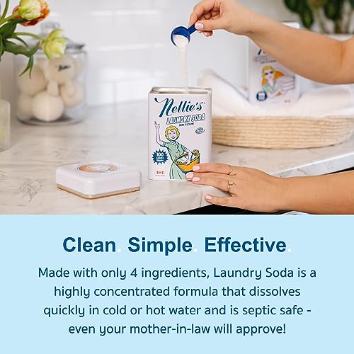 Nellie's Laundry Soda - Gentle & Environmentally Friendly - 100 Loads