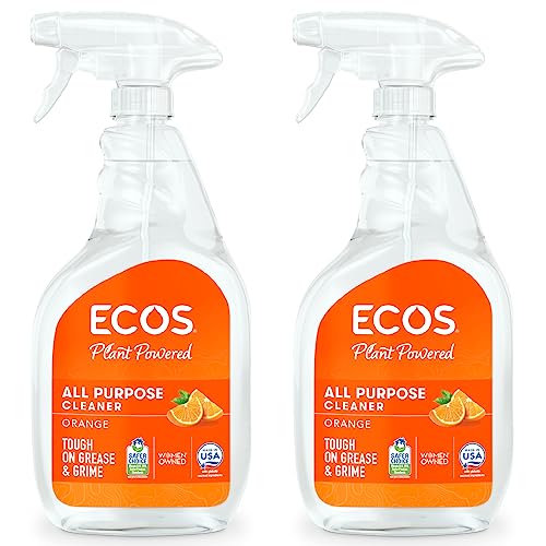 ECOS Plant-Based Multi-Surface Cleaner Spray, Orange, 22 oz