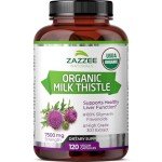 Organic Milk Thistle Extract Capsules - 7500mg Strength