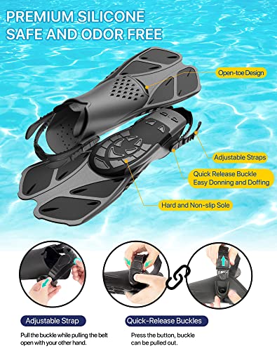 4-in-1 Snorkeling Set for Men Women - Ubekezele
