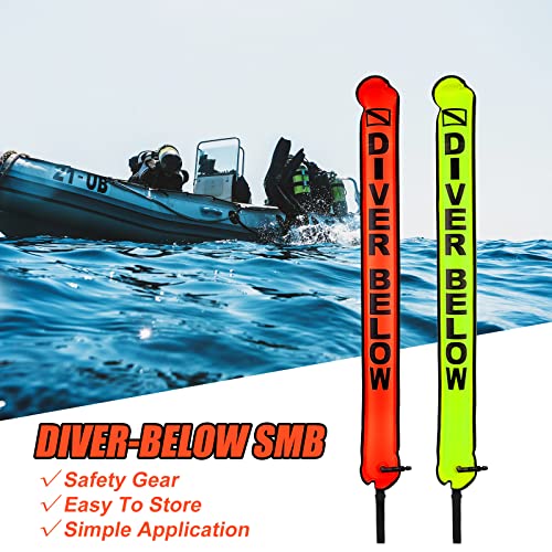4ft Scuba Diving Signal Tube Surface Marker Buoy