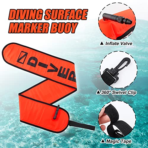 4ft Scuba Diving Signal Tube Surface Marker Buoy