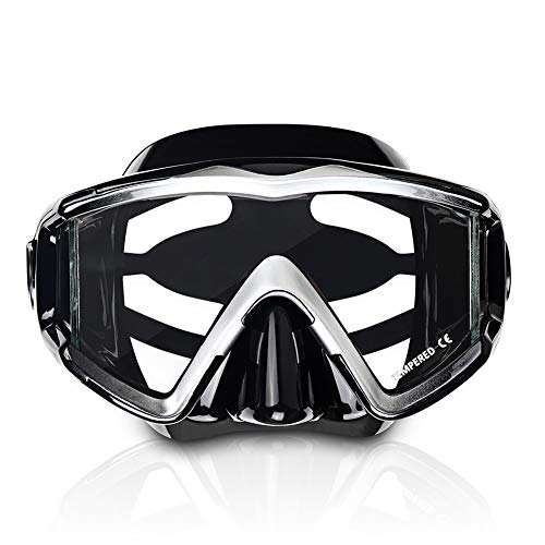 Adult Pano 3 Window Diving Mask with Nose Cover