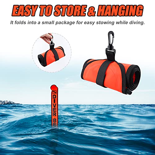 4ft Scuba Diving Signal Tube Surface Marker Buoy