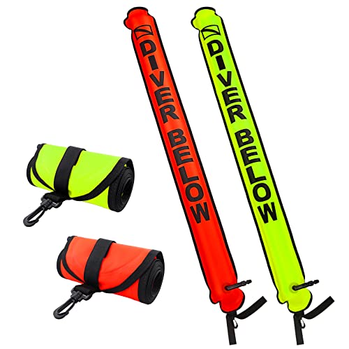 4ft Scuba Diving Signal Tube Surface Marker Buoy