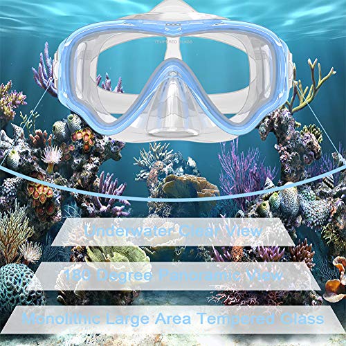 Junior Snorkeling and Diving Set with Anti-Fog Glass