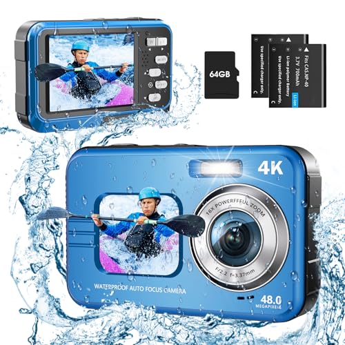 UHD 4K Underwater Camera with Autofocus and 16X Zoom