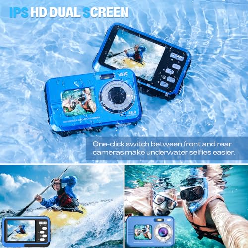 UHD 4K Underwater Camera with Autofocus and 16X Zoom