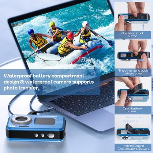 UHD 4K Underwater Camera with Autofocus and 16X Zoom