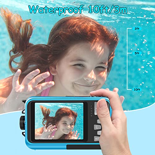 Compact Waterproof Underwater Camera with 32GB Card