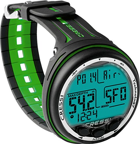 Cressi Giotto Dive Computer in Black/Green