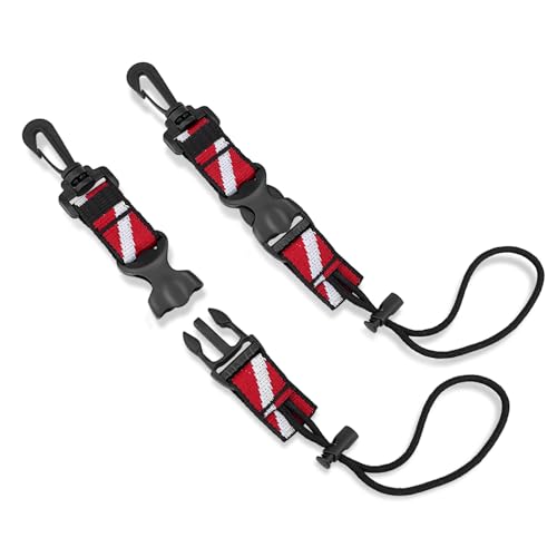 2Pack Scuba Lanyard Clip for Underwater Diving Cameras