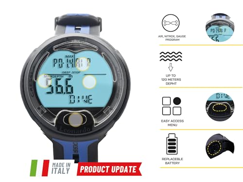 Cressi Leonardo Dive Computer, black/grey