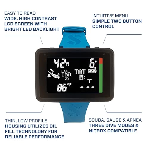 SCUBAPRO Luna 2.0 Wrist Dive Computer - dive deeper