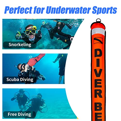 6FT Dive Surface Marker Buoy for Underwater Diving