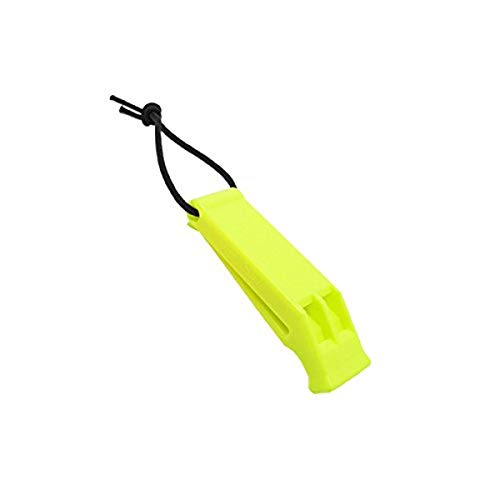 Yellow Scuba Diving Safety Whistle with Lanyard