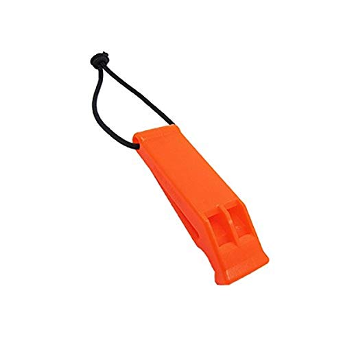 Orange Scuba Diving Safety Whistle with Lanyard