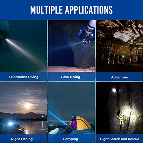 ORCATORCH D550 Underwater Dive Light 1000 Lumens