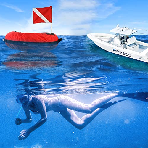 Luwint Inflatable Dive Buoy with Training Signal Flag