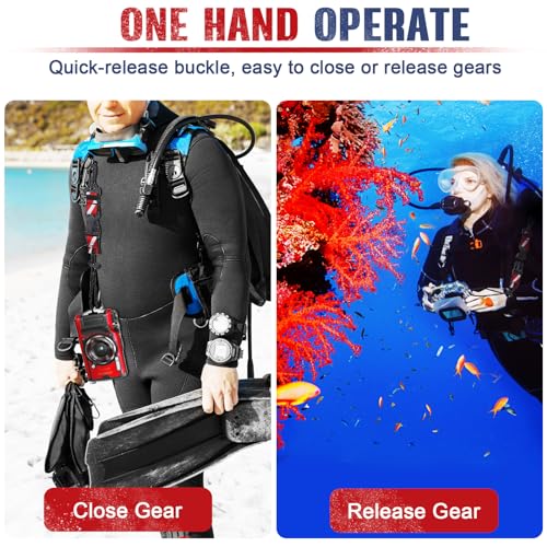 2Pack Scuba Lanyard Clip for Underwater Diving Cameras