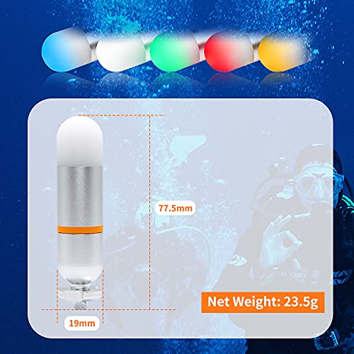 ORCATORCH SD01 Mini Glow Tank, Diving Signal Light