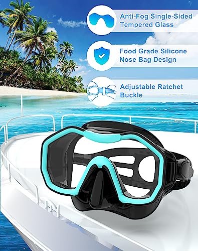 Adults Snorkel Set with 180° Panoramic View