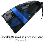 Scuba Choice Drawstring Mesh Bag for Diving, 25x13, Black