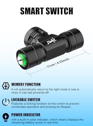 Professional Underwater Dive Light - Waterproof Headlamp