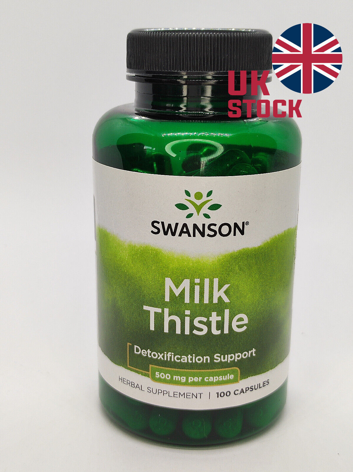 Full Spectrum Milk Thistle for Detox (100 Capsules)