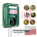 Broox 2024 Solar Ultrasonic Animal Repeller Kit