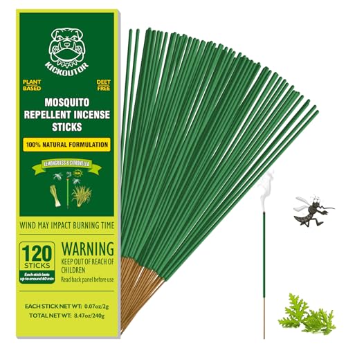 Organic Citronella Oil Mosquito Incense Sticks for Outdoors