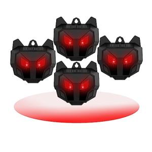 4 Pack Solar Animal Repeller Predator Control Lights