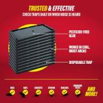 Catchmaster 12PK Indoor Pest Control Glue Traps Mouse/Rat