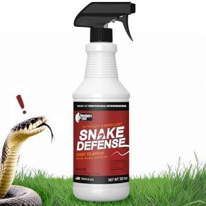 Snake Defense Spray - Non-Toxic Repellent - Cinnamon Scent (32oz)