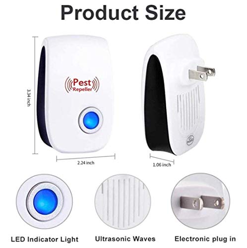 BONTIGA Ultrasonic Pest Repeller Bundle - Indoor Plug-in