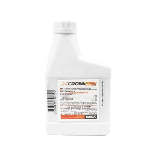 Crossfire Liquid Concentrate 13 oz - Bed Bug Killer