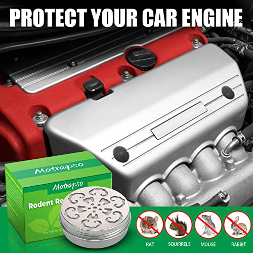 4-Pack Peppermint Oil Rodent Repellent for Engines, Garages