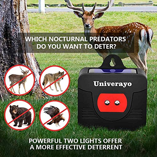 Solar Powered Coyote Deterrent Animal Repeller - 2 Pack