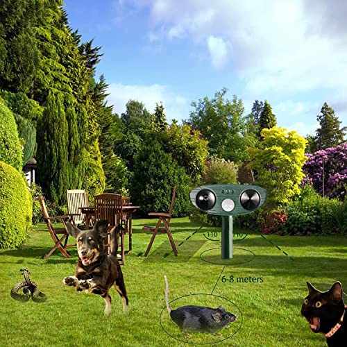 2024 Solar Ultrasonic Pest Repellent 2 Pack with Motion Detector