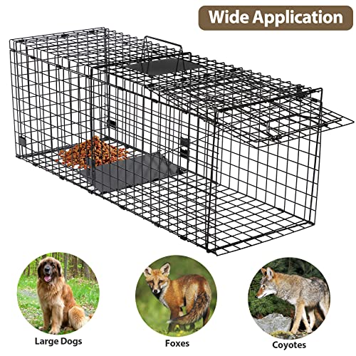 Large Live Catch Animal Trap for Dogs and Foxes