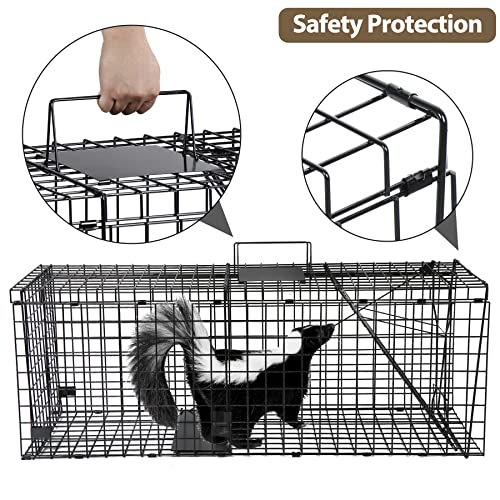 Large Live Catch Animal Trap for Dogs and Foxes
