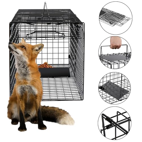 Large Live Catch Animal Trap for Dogs and Foxes