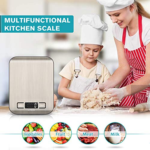 Ultrean Digital Kitchen Scale for Baking Cooking, 11lb