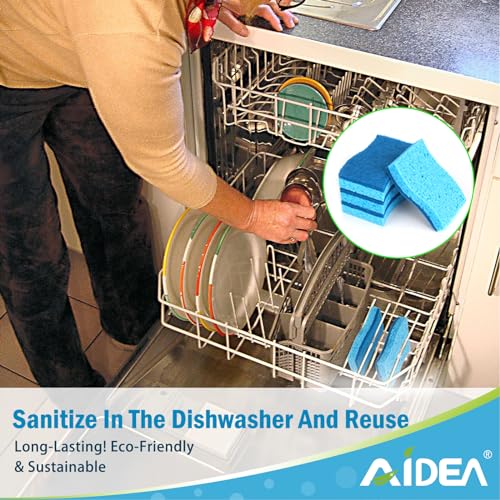 AIDEA-Brite Non-Scratch Scrub Sponge 24-Pack - Kitchen Cleaning