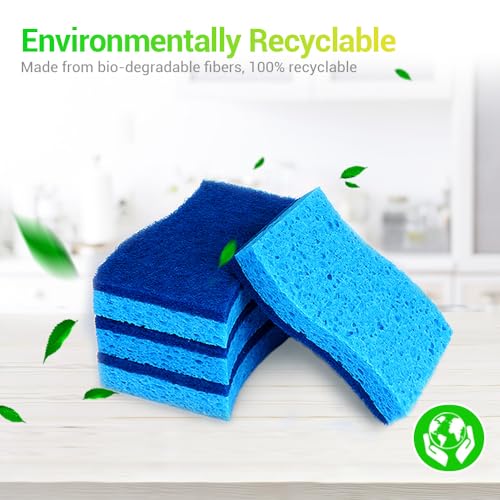 AIDEA-Brite Non-Scratch Scrub Sponge 24-Pack - Kitchen Cleaning