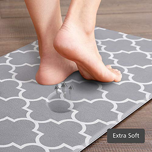 Cushioned Anti-Fatigue Kitchen Mats [2 PCS] - Waterproof