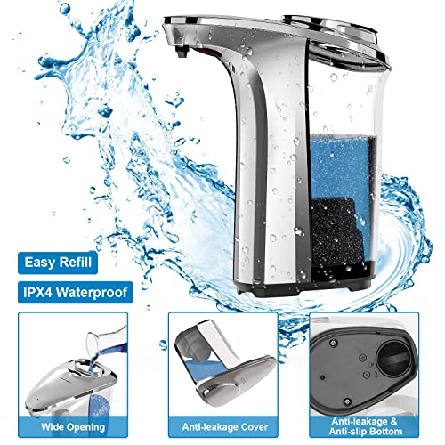 Automatic Soap Dispenser with Infrared Sensor, Adjustable Levels