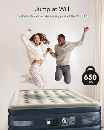 iDOO Queen Air Mattress: Upgraded 18" Raised Comfort